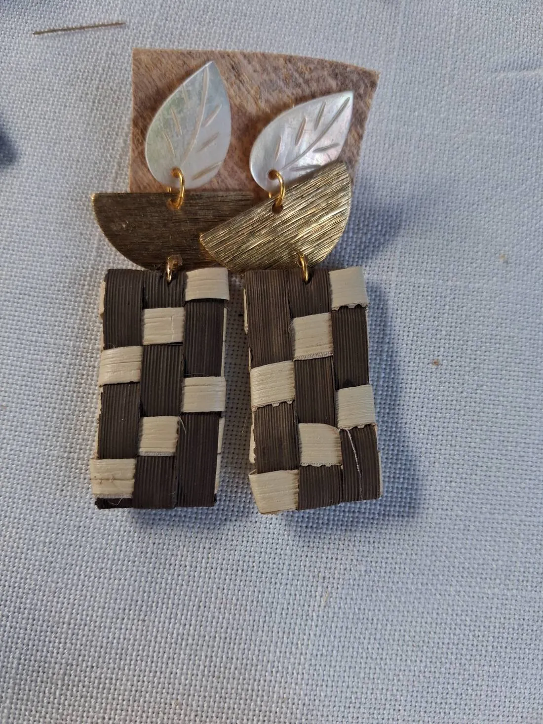 Boucles d'oreille tressées Nakuhei